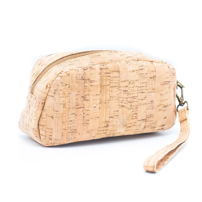 Cork pencil large case pouch