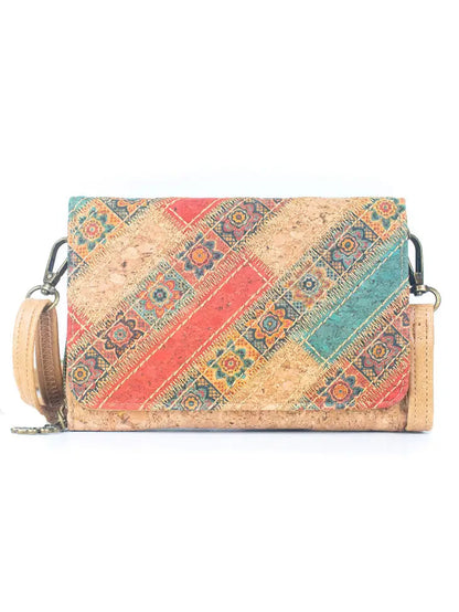 Natural Cork Crossbody Wallet