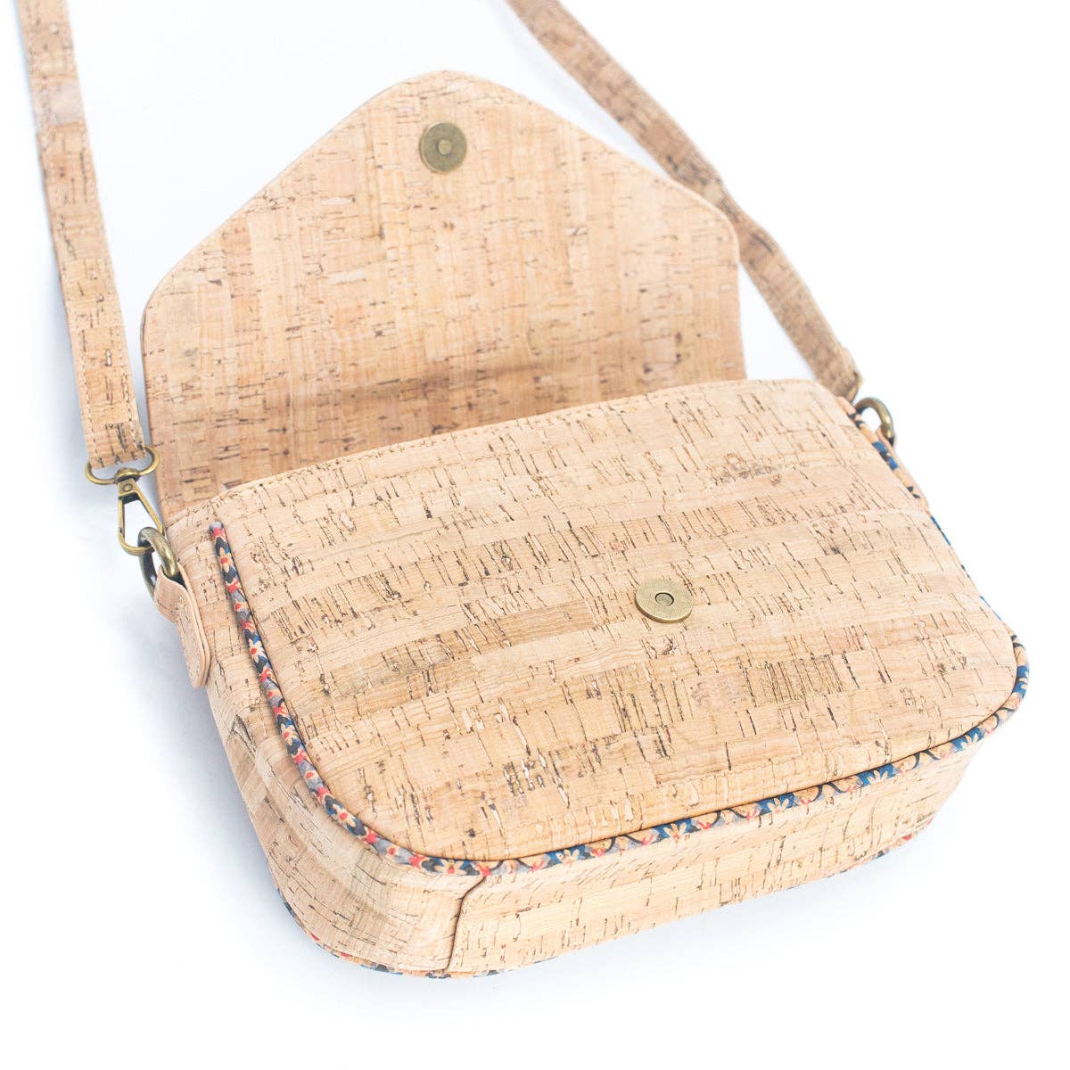 Cork Summer Pattern Printed Women's Crossbody Bag