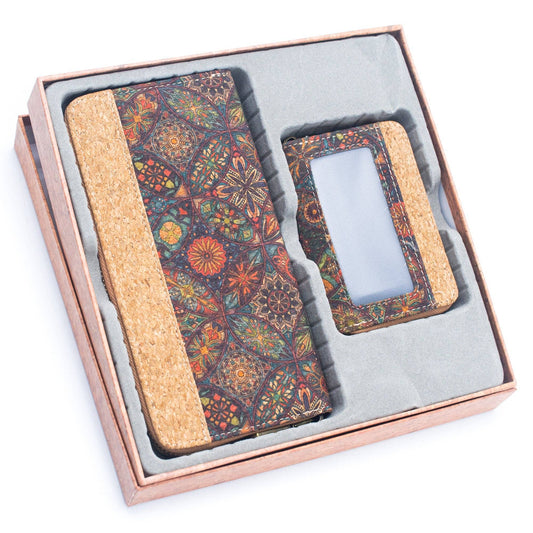 Gift Boxed Set Cork purse wallet -MBC