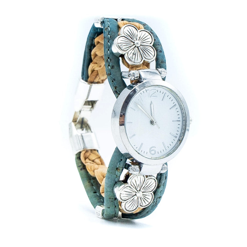 Daisy Flower Handmade cork watch