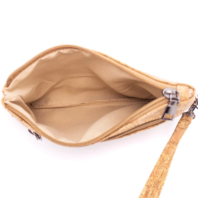 Natural Cork With Pattern Envelope Purse - MBC