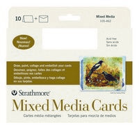 Strathmore 400 Series Mixed Media Full Size Cards 10-Pack