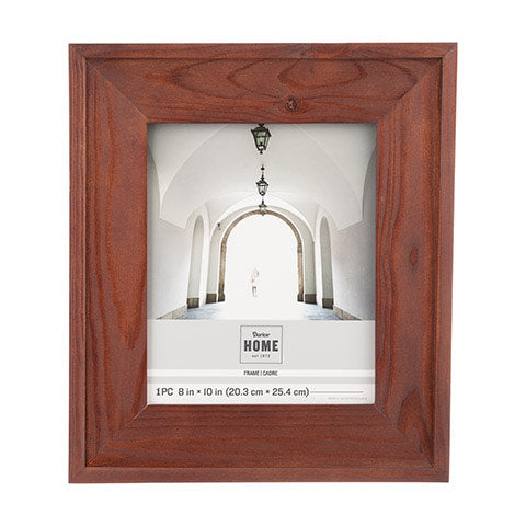 Darice® Frame: Wood, Walnut, 8 x 10 inches