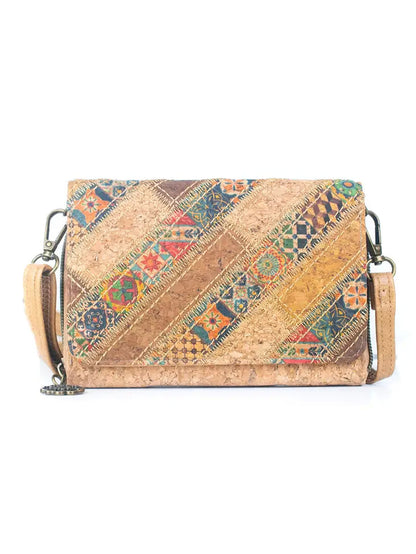 Natural Cork Crossbody Wallet