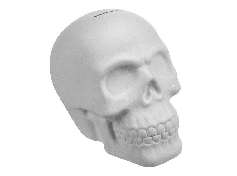 Skull Bank Bisqueware