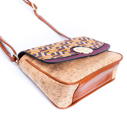 Natural Cork Printed Sling Bag MBC