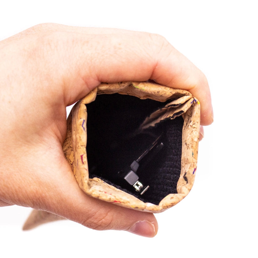 Colourful cork sunglass case Pouch - MBC