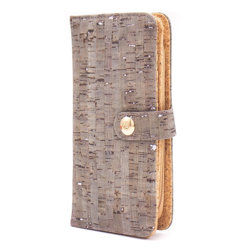 Shimmer Cork Wallet with Magnetic closure