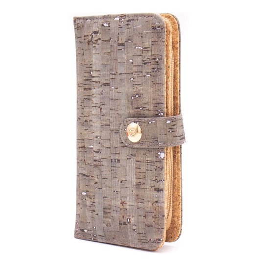 Shimmer Cork Wallet with Magnetic closure