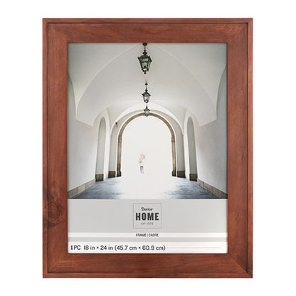 Darice® Frame: Wood, Walnut, 18 x 24 inches