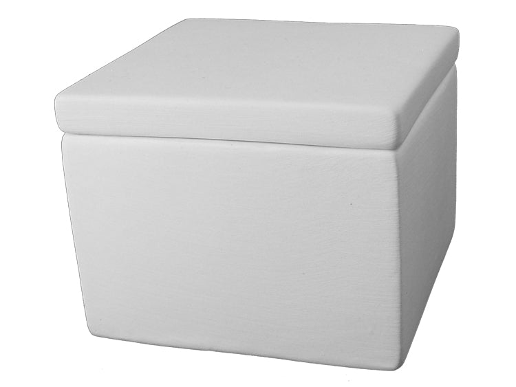 Small Square Box Bisqueware