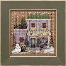 Mill Hill Buttons & Beads Counted Cross Stitch Kit 5"X5" Cafe Grande