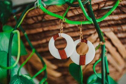 Lulu Wooden & Resin Earrings