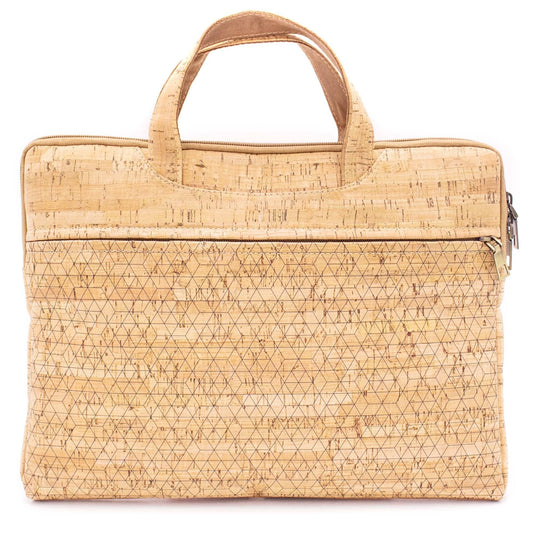 Cork Laptop case w/ Handle & luggage Straps