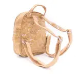 Floral Cork backpack with front pockets