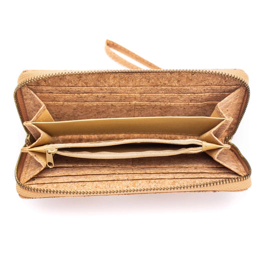 Natural classic cork wallet