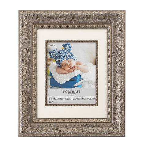 11 x 14 Portrait Picture Frame: Floral, 15.9 x 18.9 inches