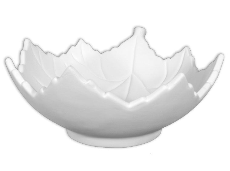 Leaf Bowl Bisqueware