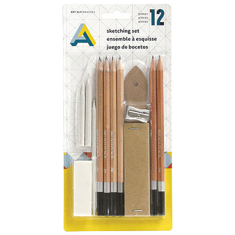 Art Alternatives Sketching Set Pieces - 12