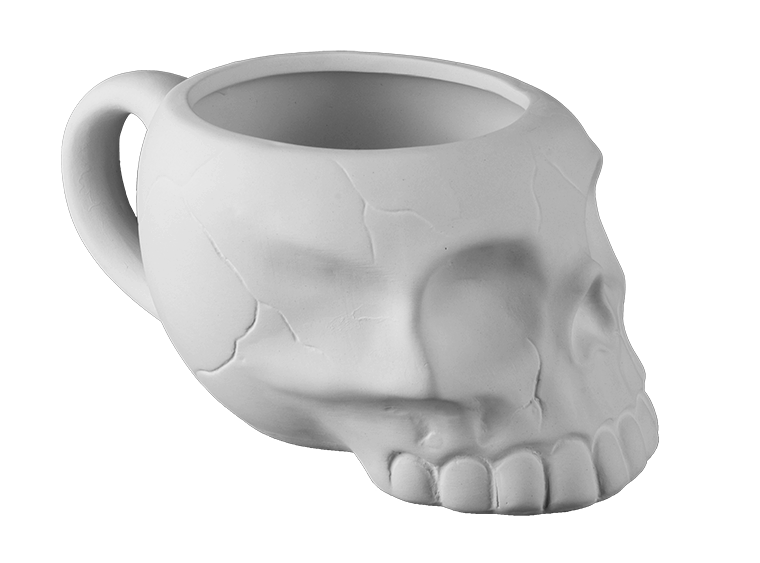 Cranium Cafe Mug Bisqueware