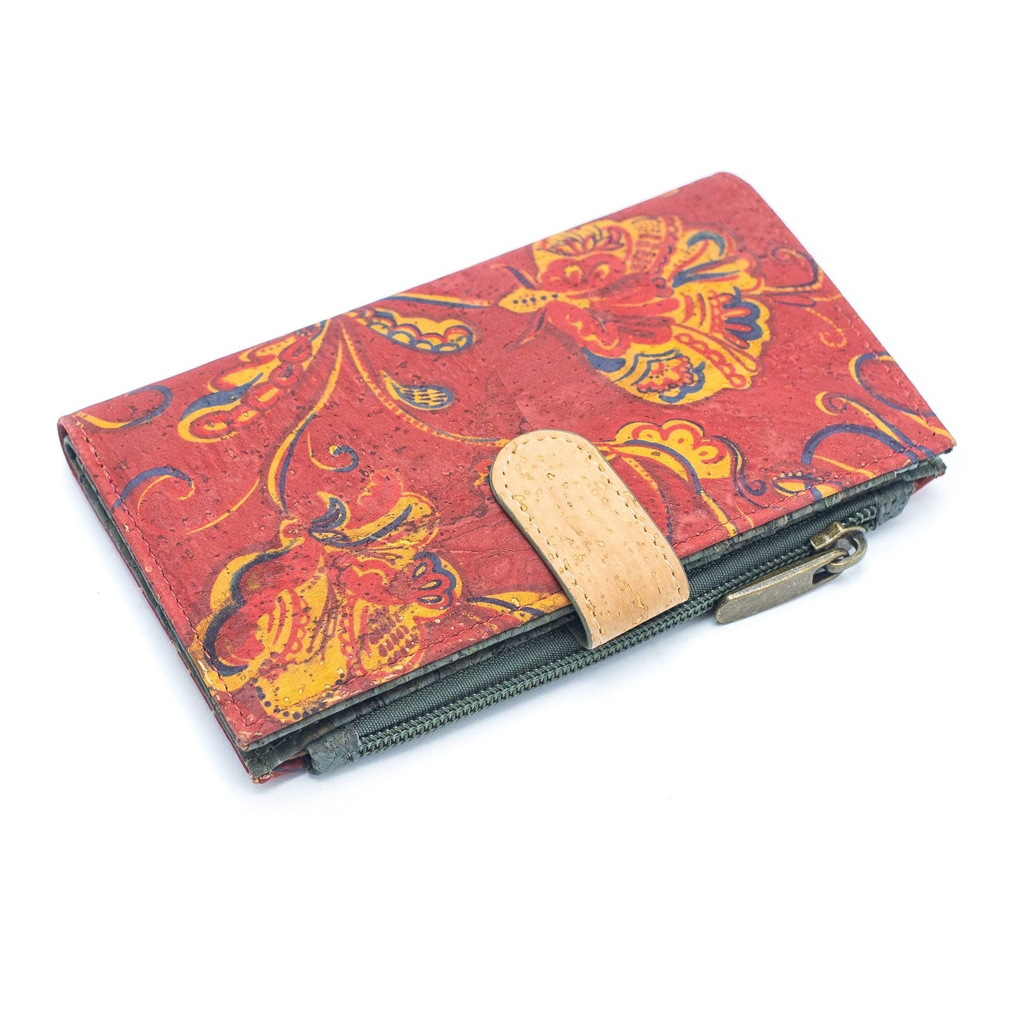 Snap Closure Cork Wallet