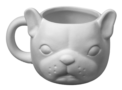 French Bulldog Mug Bisqueware