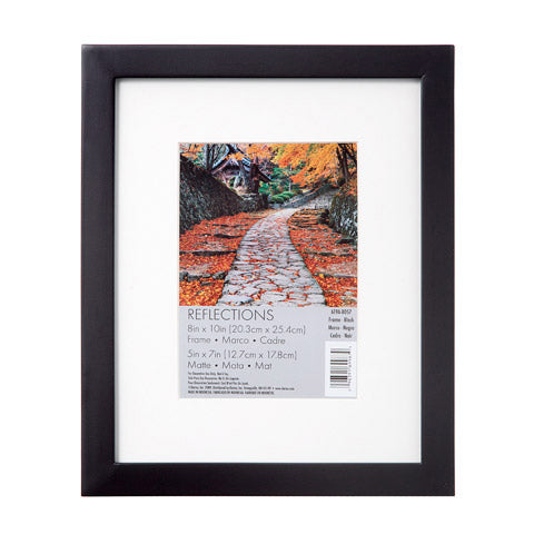 Frame - Linear - Black - 8 x10 - Holds 5 x 7 Photo