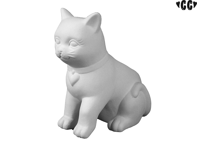 Kitty Planter Bisqueware