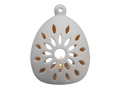 Flower Burst Luminaria Bisqueware
