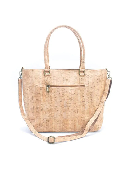 Natural Cork Summer Pattern Tote Bag