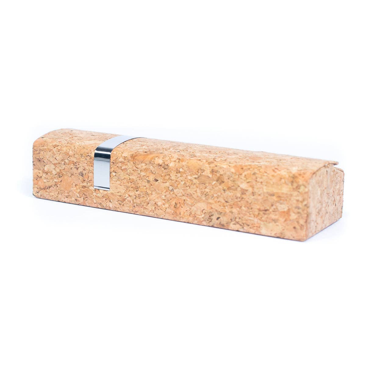 Printed cork glasses case with magnet closure