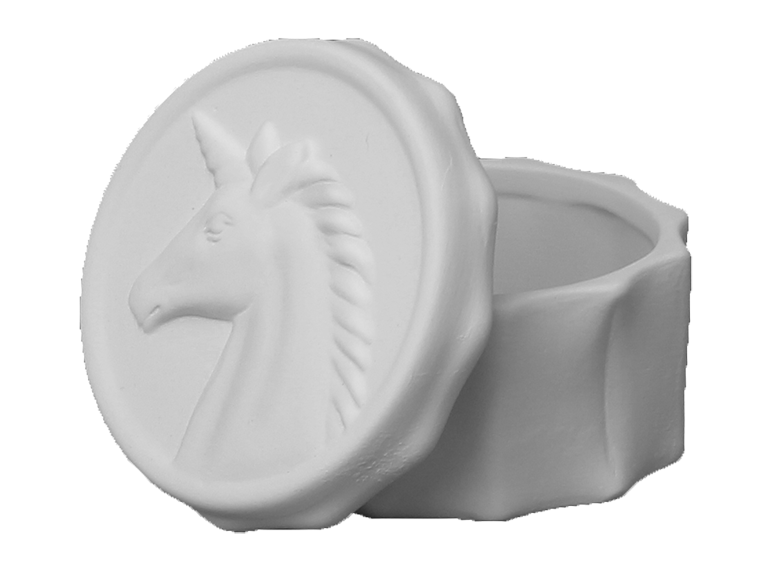 Unicorn Box Bisqueware