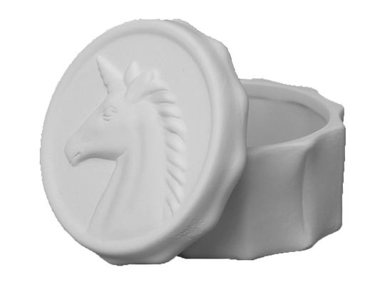 Unicorn Box Bisqueware