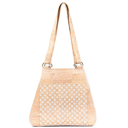 Cork Women's Tote Bag with Front Pocket