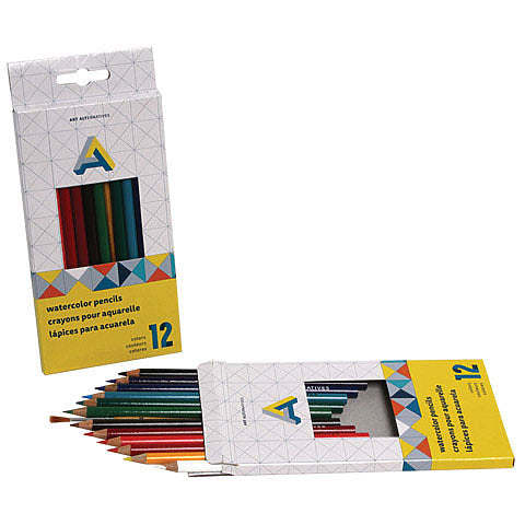 Art Alternatives Watercolor Pencils 12-Colors Set