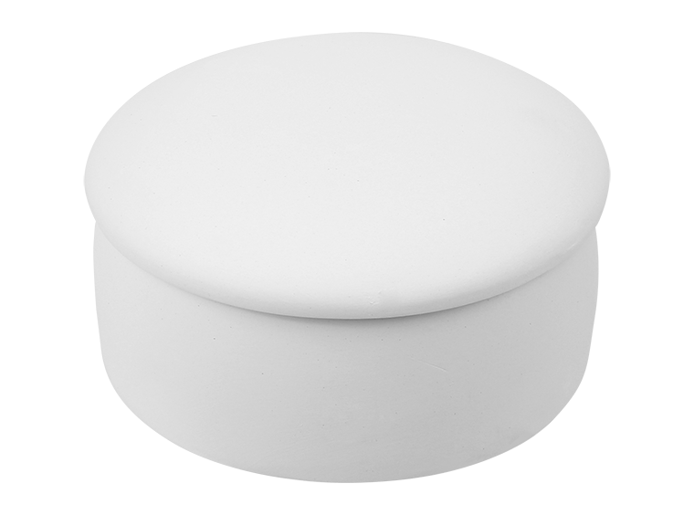 Round Box Bisqueware