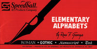 Speedball - BOOK ELEMENTARY ALPHABETS