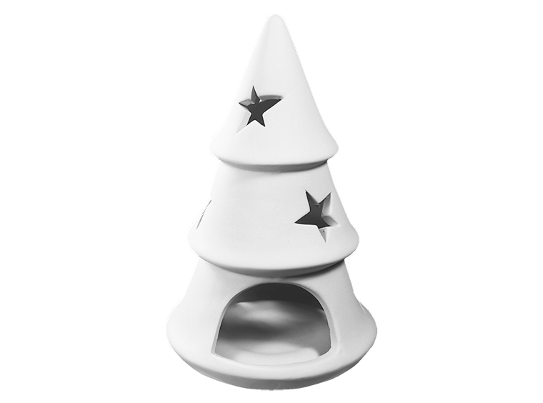 Christmas Tree Votive Bisqueware