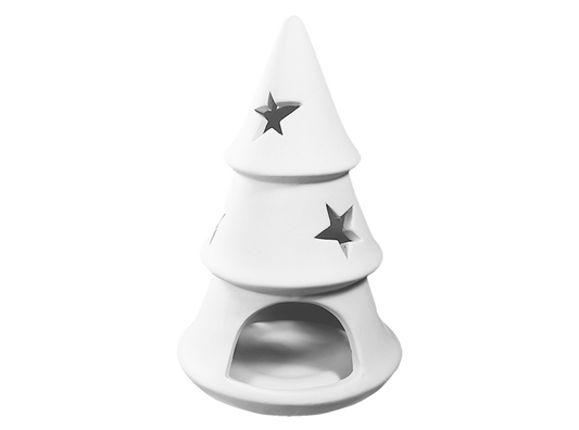 Christmas Tree Votive Bisqueware