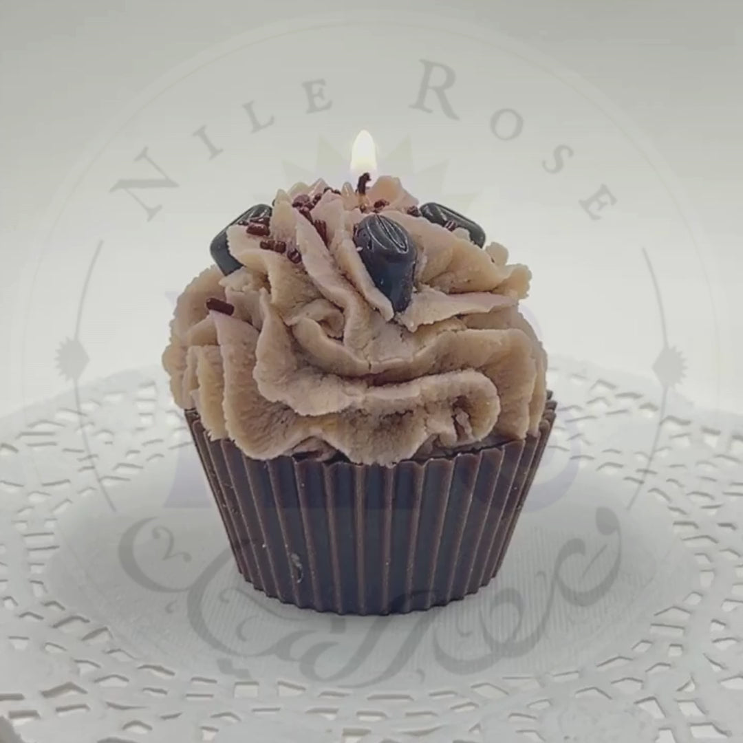 Delightful Mocha Cupcake Candle