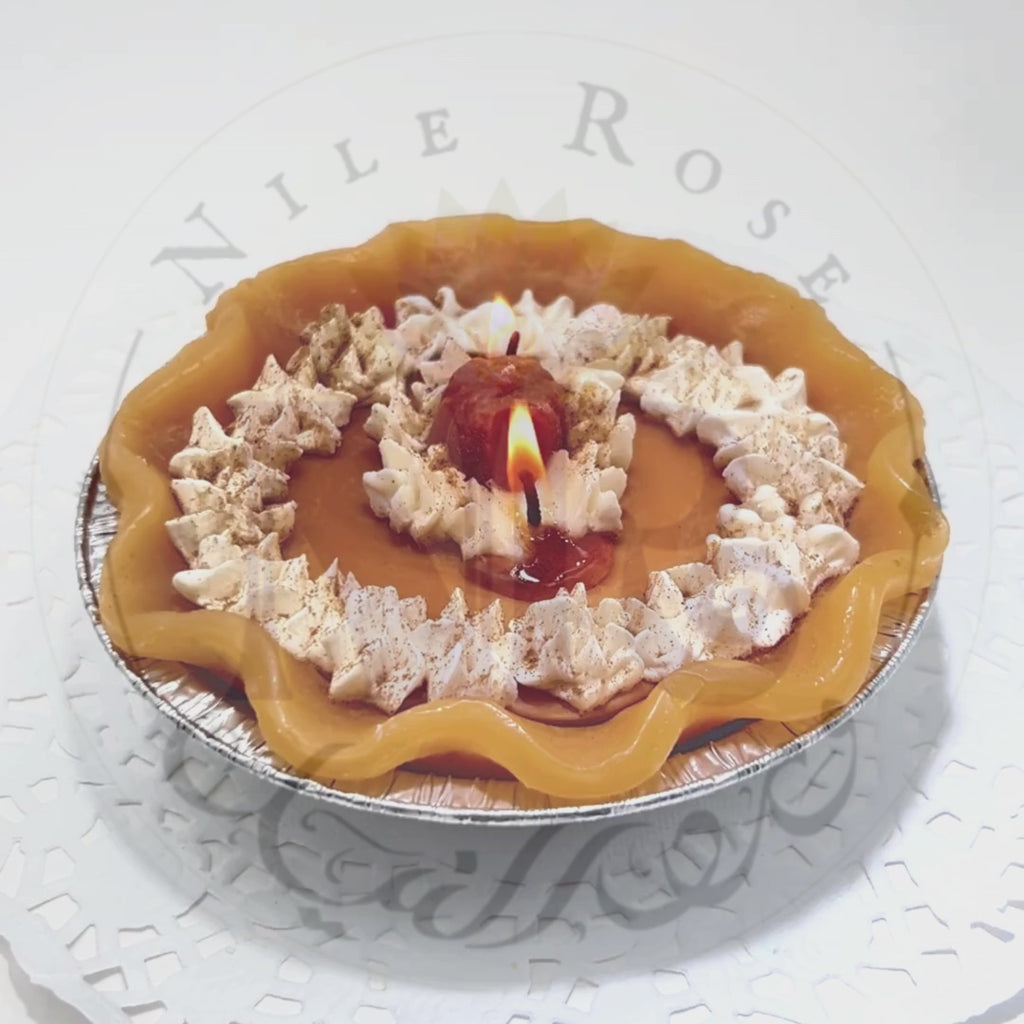 Delightful Pumpkin Spice Pie Candle 5"