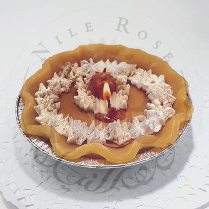 5" Pumpkin Spice Pie - Delightful Candle