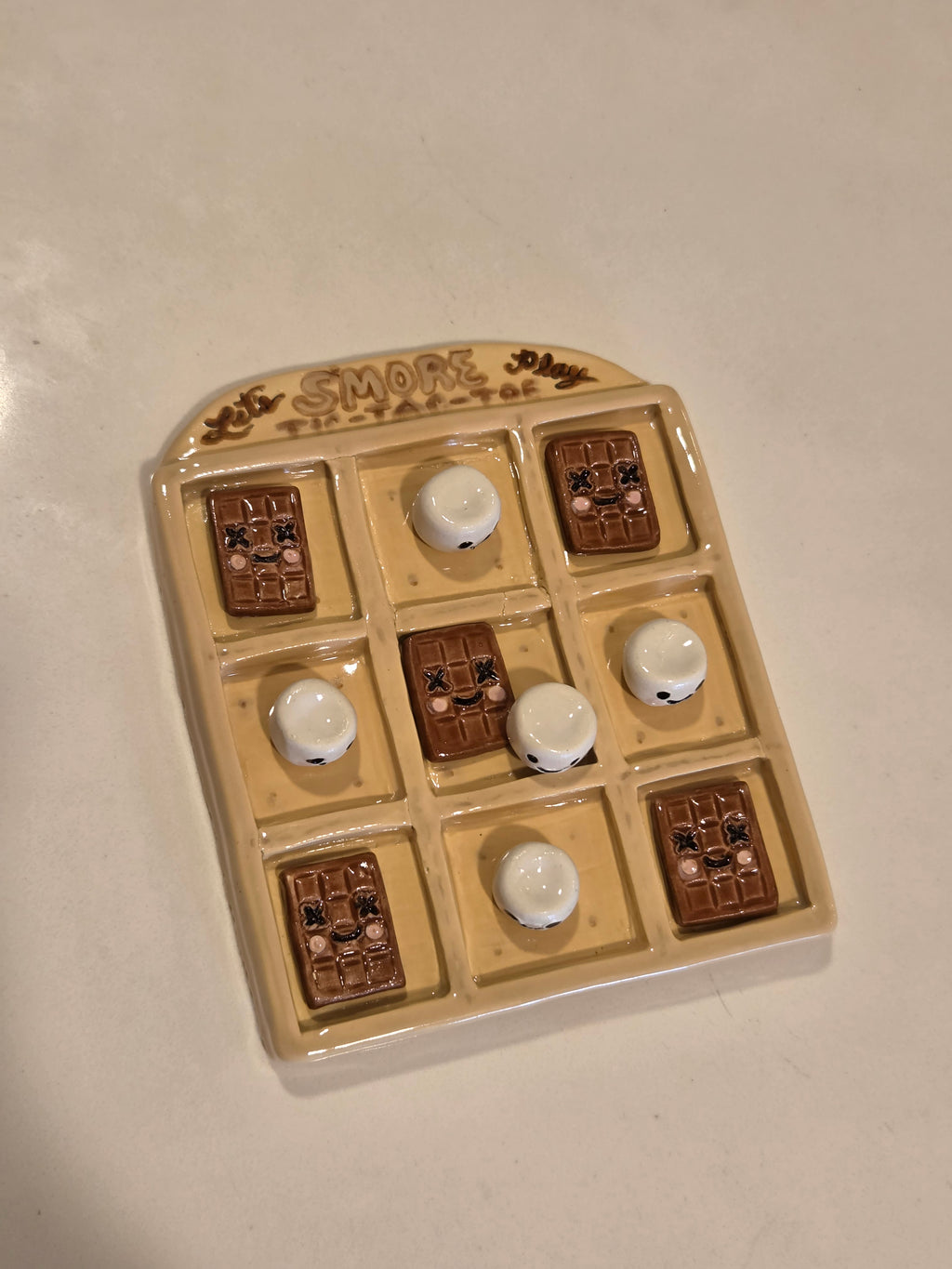 Smores Tic Tac Toe Board Clay Workshop