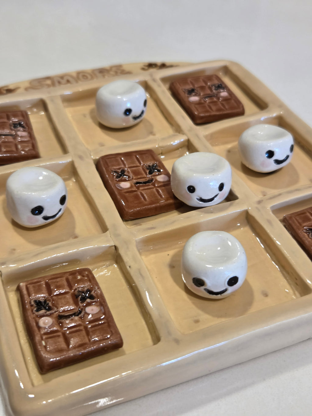 Smores Tic Tac Toe Board Clay Workshop