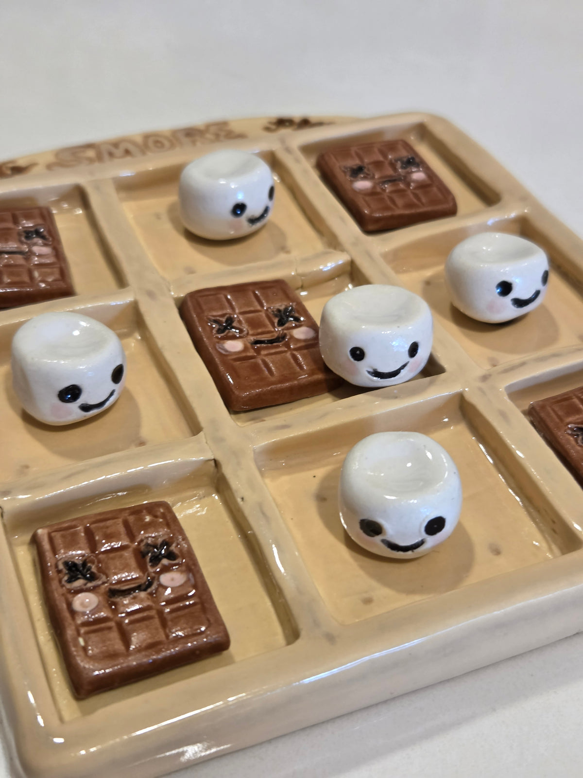 Smores Tic Tac Toe Board Clay Workshop