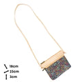 Floral Print Cork Crossbody Bag